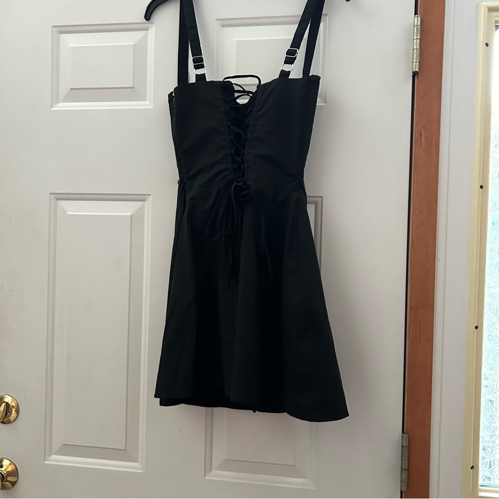 House of CB 'Carlotta' Black Corset Mini Dress size small NEW π - Picture 8 of 11